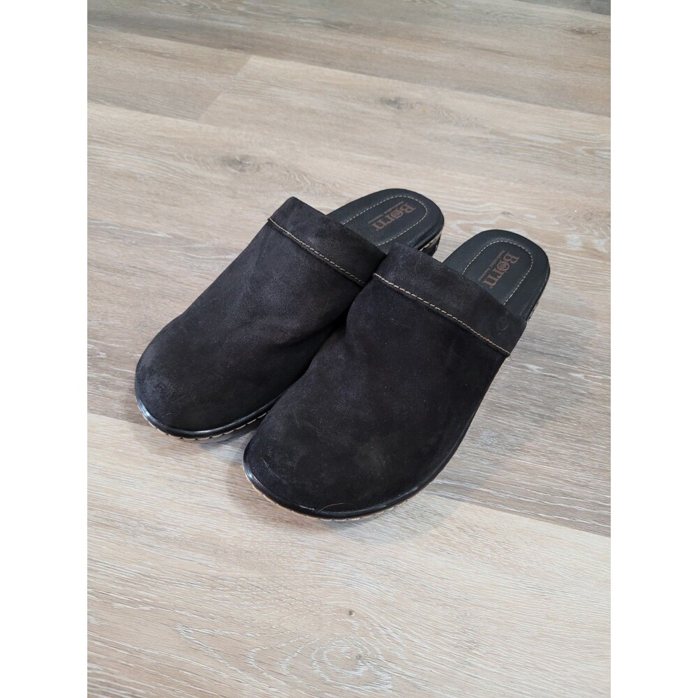 Born Suede Chunky Clog Slip On Size 9 Dark Romantic Whimsigoth Witchy Academia